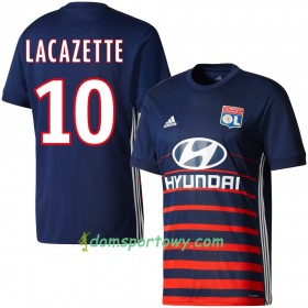 Koszulka Olympique Lyon Lacazette Wyjazdowe Koszulki Piłkarskie 2017-2018 Krótki Rękaw