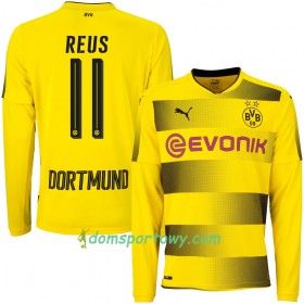 Koszulka Borussia Dortmund Reus 11 Domowe Koszulki Piłkarskie 2017-2018 Długi Rękaw 
