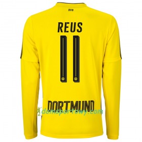 Koszulka Borussia Dortmund Reus 11 Domowe Koszulki Piłkarskie 2017-2018 Długi Rękaw 
