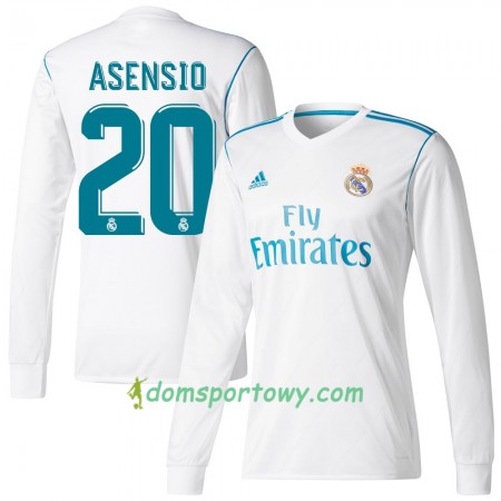 Koszulka Real Madryt Asensio Domowe Koszulki Piłkarskie 2017-2018 Długi Rękaw