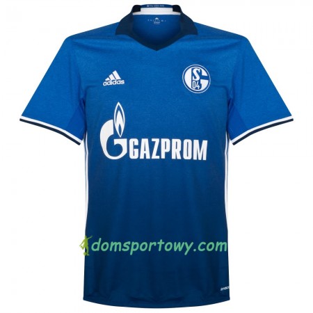 Koszulka FC Schalke 04 Domowe Koszulki Piłkarskie 2017-2018 Krótki Rękaw