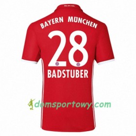 Koszulka Bayern Monachium BADSTUBER 28 Domowe Koszulki Piłkarskie 2017-2018 Krótki Rękaw