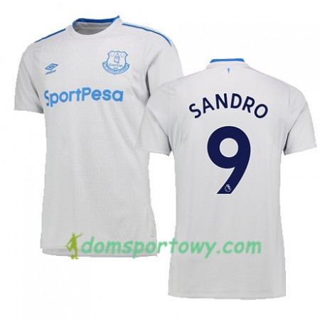 Koszulka Everton SANDRO Wyjazdowe Koszulki Piłkarskie 2017-2018 Krótki Rękaw