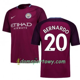 Koszulka Manchester City BERNARDO 20 Wyjazdowe Koszulki Piłkarskie 2017-2018 Krótki Rękaw