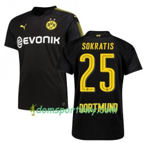 Koszulka Borussia Dortmund SOKRATIS 25 Wyjazdowe Koszulki Piłkarskie 2017-2018 Krótki Rękaw