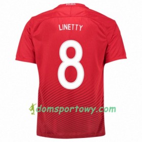 Koszulka Polska KAROL LINETTY Wyjazdowe Koszulki Piłkarskie Euro 2016