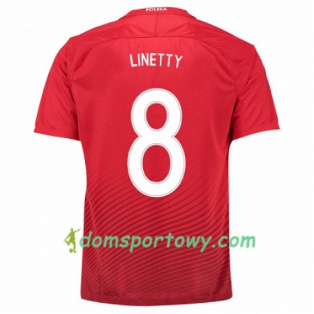 Koszulka Polska KAROL LINETTY Wyjazdowe Koszulki Piłkarskie Euro 2016