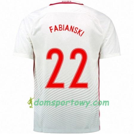 Koszulka Polska LUKASZ FABIANSKI Domowe Koszulki Piłkarskie Euro 2016