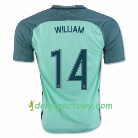 Koszulka Portugalia WILLIAM CARVALHO Wyjazdowe Koszulki Piłkarskie Euro 2016
