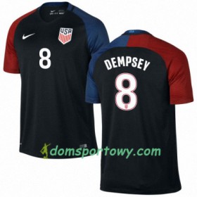 Koszulka Stany Zjednoczone CLINT DEMPSEY Wyjazdowe Koszulki Piłkarskie 2016/17 Krótki Rękaw