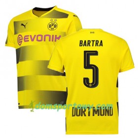 Koszulka Borussia Dortmund BARTRA 5 Domowe Koszulki Piłkarskie 2017-2018 Krótki Rękaw