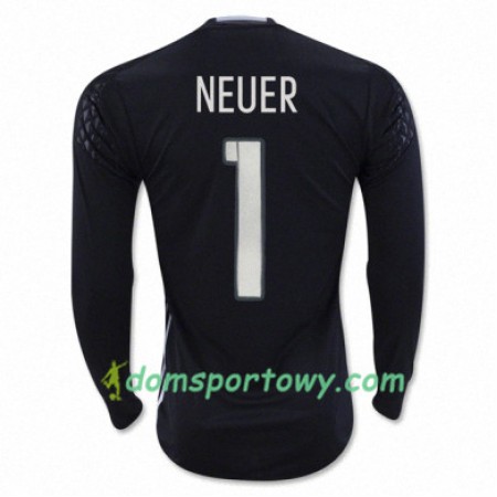 Koszulka Niemcy MANUEL NEUER Domowe Koszulki Piłkarskie Euro 2016 Długi Rękaw