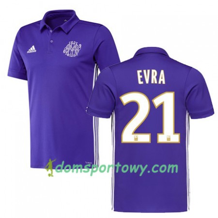 Koszulka Olympique Marsylia Patrice Evra 21 Trzeci Koszulki Piłkarskie 2017-2018 Krótki Rękaw