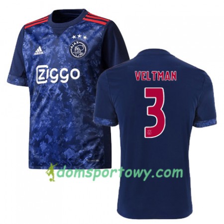 Koszulka Ajax Amsterdam JOEL VELTMAN 3 Wyjazdowe Koszulki Piłkarskie 2017-2018 Krótki Rękaw