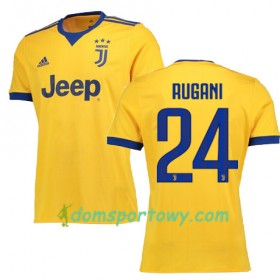 Koszulka Juventus RUGANI 24 Wyjazdowe Koszulki Piłkarskie 2017-2018 Krótki Rękaw