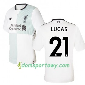 Koszulka Liverpool LUCAS 21 Wyjazdowe Koszulki Piłkarskie 2017-2018 Krótki Rękaw