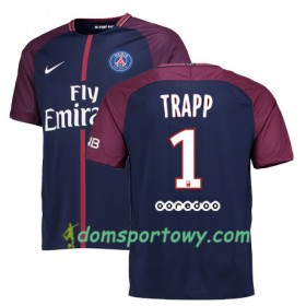 Koszulka Paris SG KEVIN TRAPP 1 Domowe Koszulki Piłkarskie 2017-2018 Krótki Rękaw