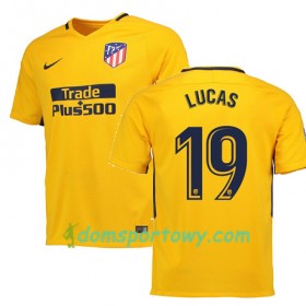 Koszulka Atlético Madryt LUCAS 19 Wyjazdowe Koszulki Piłkarskie 2017-2018 Krótki Rękaw