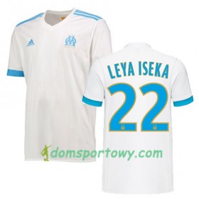 Koszulka Olympique Marsylia AARON LEYA ISEKA 22 Domowe Koszulki Piłkarskie 2017-2018 Krótki Rękaw