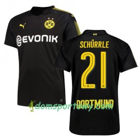 Koszulka Borussia Dortmund SCHURRLE 21 Wyjazdowe Koszulki Piłkarskie 2017-2018 Krótki Rękaw