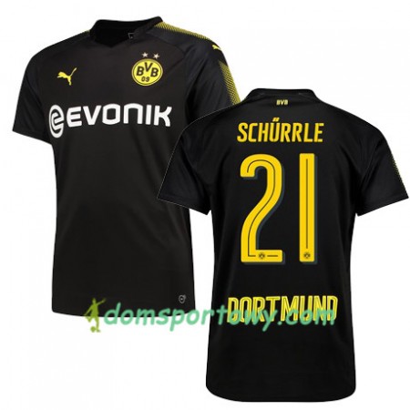 Koszulka Borussia Dortmund SCHURRLE 21 Wyjazdowe Koszulki Piłkarskie 2017-2018 Krótki Rękaw