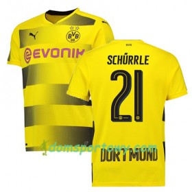 Koszulka Borussia Dortmund SCHURRLE 21 Domowe Koszulki Piłkarskie 2017-2018 Krótki Rękaw