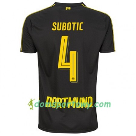 Koszulka Borussia Dortmund SUBOTIC 4 Wyjazdowe Koszulki Piłkarskie 2017-2018 Krótki Rękaw
