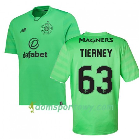 Koszulka Celtic FC KIERAN TIERNEY Trzeci Koszulki Piłkarskie 2017-2018 Krótki Rękaw