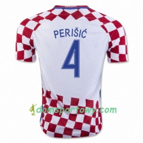 Koszulka Chorwacja IVAN PERISIC Domowe Koszulki Piłkarskie Euro 2016