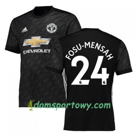 Koszulka Manchester United FOSU MENSAH 24 Wyjazdowe Koszulki Piłkarskie 2017-2018 Krótki Rękaw