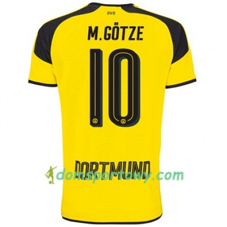 Koszulka Borussia Dortmund M GOTZE 10 Trzeci Koszulki Piłkarskie 2017-2018 Krótki Rękaw