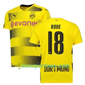 Koszulka Borussia Dortmund RODE 18 Domowe Koszulki Piłkarskie 2017-2018 Krótki Rękaw