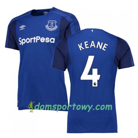 Koszulka Everton KEANE Domowe Koszulki Piłkarskie 2017-2018 Krótki Rękaw