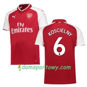 Koszulka Arsenal KOSCIELNY 6 Domowe Koszulki Piłkarskie 2017-2018 Krótki Rękaw