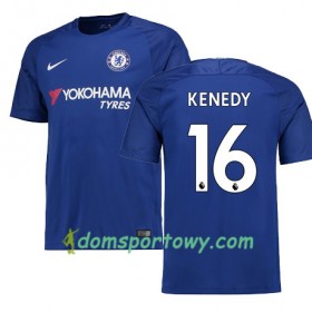 Koszulka Chelsea KENEDY 16 Domowe Koszulki Piłkarskie 2017-2018 Krótki Rękaw