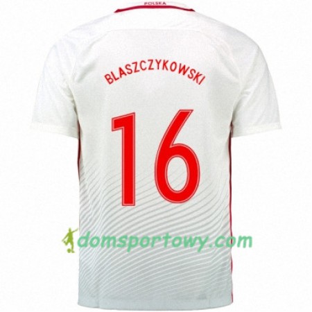 Koszulka Polska JAKUB BLASZCZYKOWSKI Domowe Koszulki Piłkarskie Euro 2016