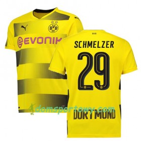 Koszulka Borussia Dortmund SCHMELZER 29 Domowe Koszulki Piłkarskie 2017-2018 Krótki Rękaw