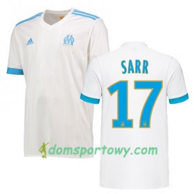 Koszulka Olympique Marsylia BOUNA SARR 17 Domowe Koszulki Piłkarskie 2017-2018 Krótki Rękaw