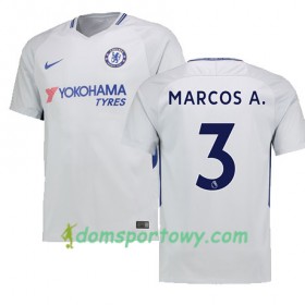 Koszulka Chelsea MARCOS A 3 Wyjazdowe Koszulki Piłkarskie 2017-2018 Krótki Rękaw