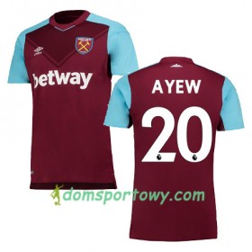 Koszulka West Ham United A AYEW Domowe Koszulki Piłkarskie 2017-2018 Krótki Rękaw