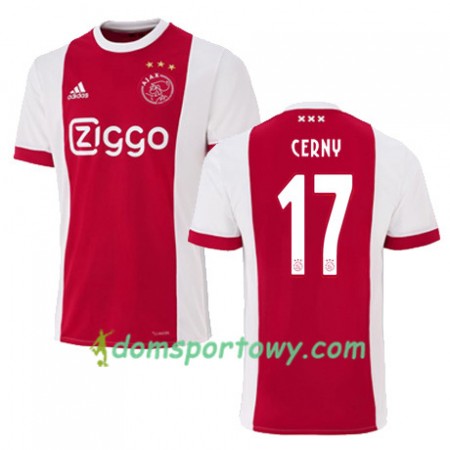 Koszulka Ajax Amsterdam VACLAV CERNY 17 Domowe Koszulki Piłkarskie 2017-2018 Krótki Rękaw