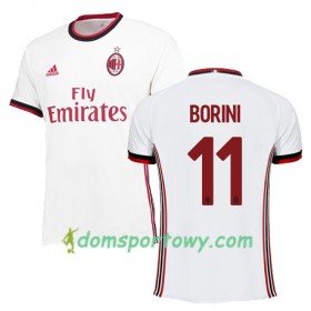 Koszulka AC Milan BORINI 11 Wyjazdowe Koszulki Piłkarskie 2017-2018 Krótki Rękaw
