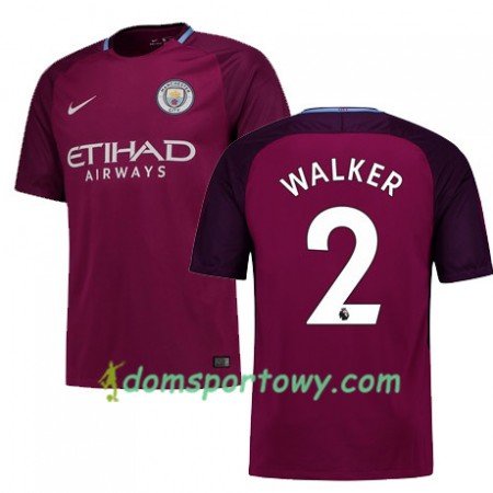 Koszulka Manchester City KYLE WALKER 2 Wyjazdowe Koszulki Piłkarskie 2017-2018 Krótki Rękaw