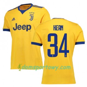 Koszulka Juventus KEAN 34 Wyjazdowe Koszulki Piłkarskie 2017-2018 Krótki Rękaw