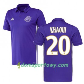 Koszulka Olympique Marsylia SAIF EDDINE KHAOUI 20 Trzeci Koszulki Piłkarskie 2017-2018 Krótki Rękaw