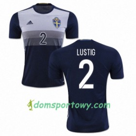 Koszulka Szwecja MIKAEL LUSTIG Wyjazdowe Koszulki Piłkarskie Euro 2016