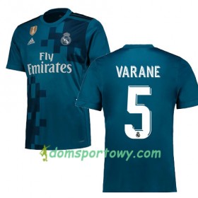 Koszulka Real Madryt VARANE 5 Trzeci Koszulki Piłkarskie 2017-2018 Krótki Rękaw