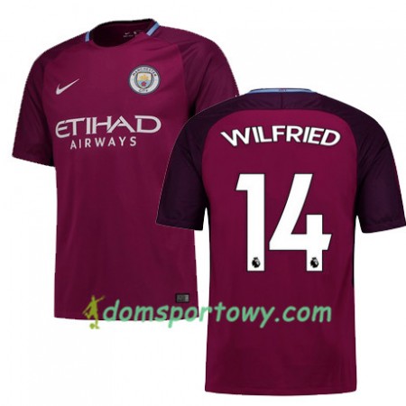 Koszulka Manchester City WILFRIED 14 Wyjazdowe Koszulki Piłkarskie 2017-2018 Krótki Rękaw