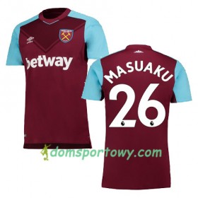 Koszulka West Ham United MASUAKU Domowe Koszulki Piłkarskie 2017-2018 Krótki Rękaw