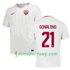 Koszulka AS Roma GONALONS 21 Wyjazdowe Koszulki Piłkarskie 2017-2018 Krótki Rękaw